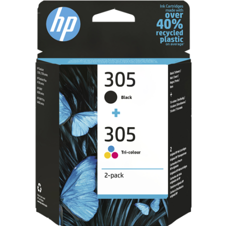 HP 305 Multipack 4 Couleurs Original 