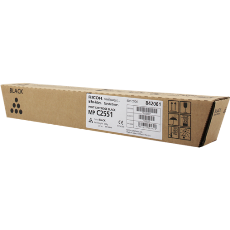 Ricoh MP C2551BK Toner Noir Original 