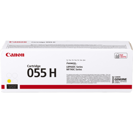 Canon 055H Toner Jaune Original 