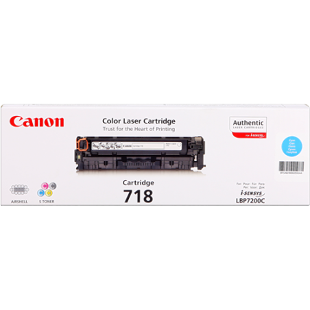 Canon 718 Toner Cyan Original 