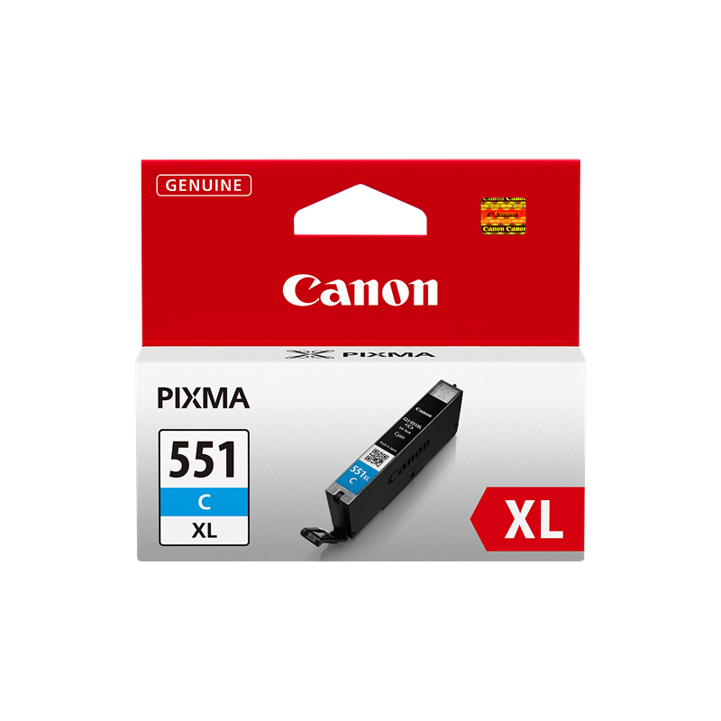 Canon CLI-551C XL Cartouche Cyan Originale