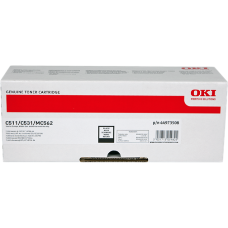 OKI 44973508 Toner Noir Original 