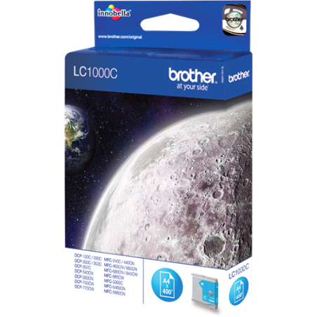 Brother LC1000C Cartouche Cyan Originale 