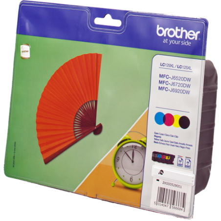 Brother LC125XL / LC129XL Multipack 4 Couleurs Original 