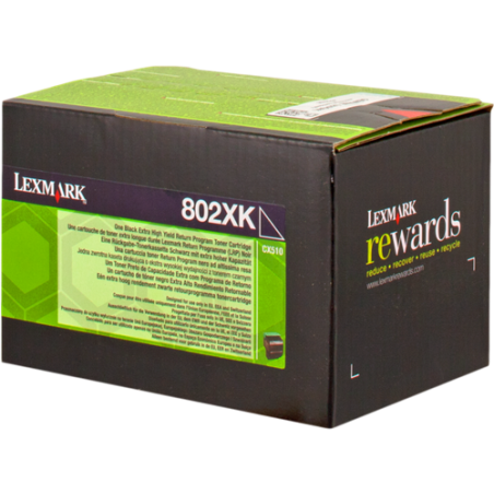Lexmark 802XK Toner Noir Original 