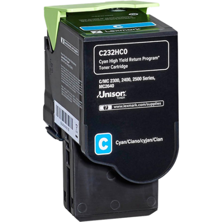 Lexmark C232HC0 Toner Cyan Original 