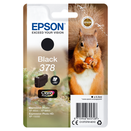Epson 378 Cartouche Noir Originale 