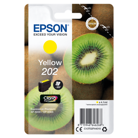 Epson 202 Cartouche Jaune Originale 