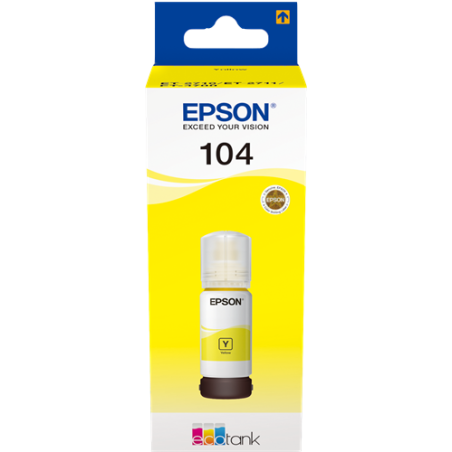 Epson 104 Cartouche Jaune Originale 