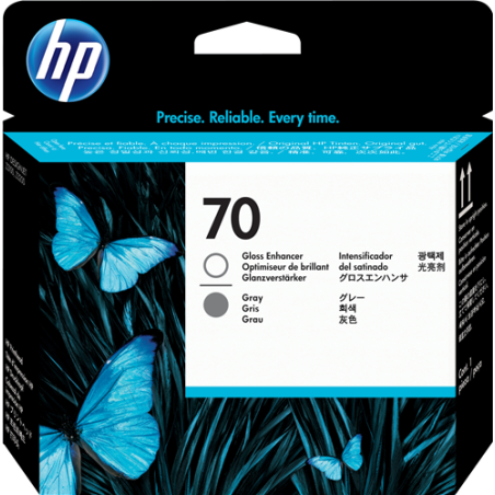 HP 70 Tête d'impression Otptimisateur de brillant / Gris Originale 