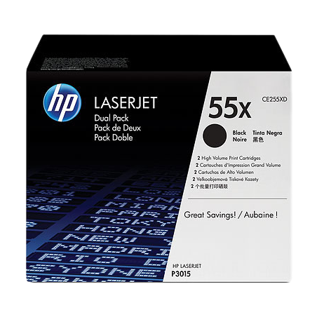 HP 55X Multipack Noir Original 