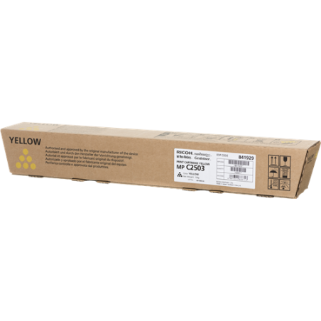 Ricoh MP C2503y Toner Jaune Original 