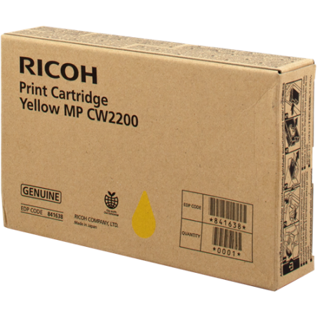 Ricoh MP CW2200Y Cartouche Jaune Originale 
