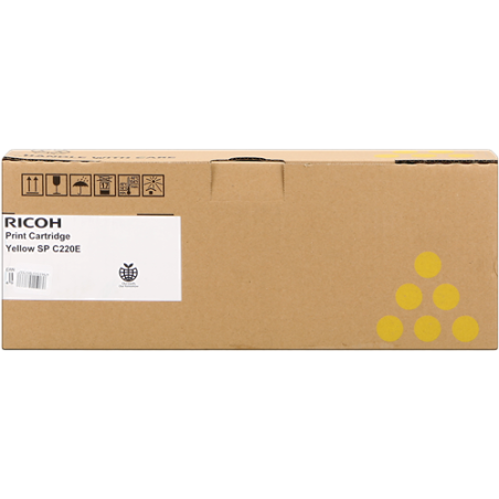 Ricoh SP C220EY Toner Jaune Original 