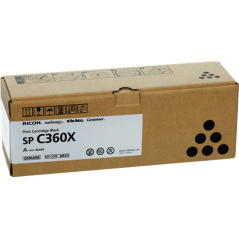 Ricoh SP C360XBK Toner Noir Original 