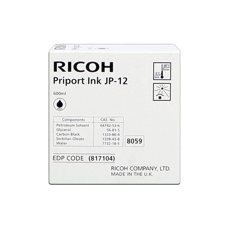 Ricoh JP12 Cartouche Noir Originale