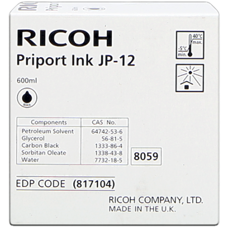 Ricoh JP12 Cartouche Noir Originale 