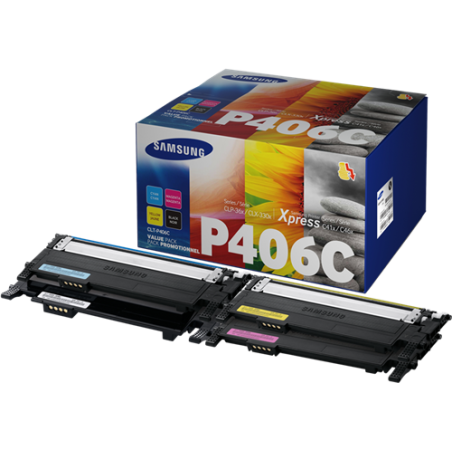 Samsung CLT-P406C Multipack 4 Couleurs Original 