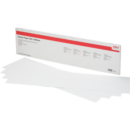 OKI 9004452 Papier banderolle Blanc Original 