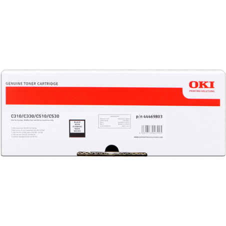 OKI 44469803 Toner Noir Original 