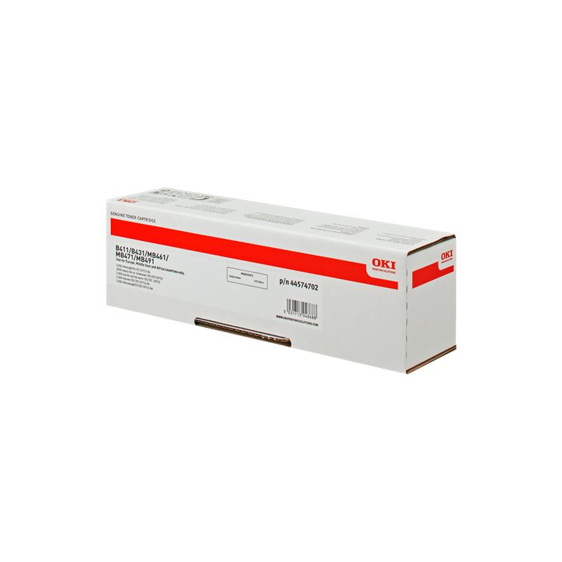 OKI 44574702 Toner Noir Original