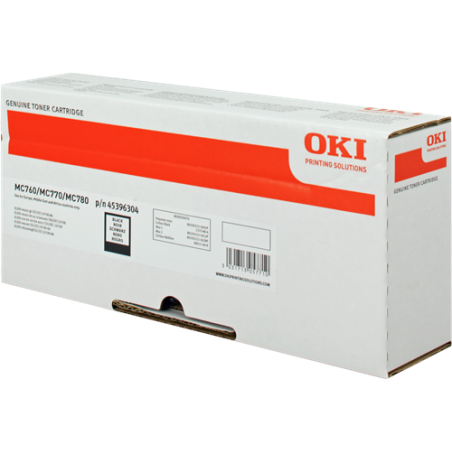 OKI 45396304 Toner Noir Original 