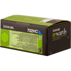 Lexmark 702HC Toner Cyan Original 