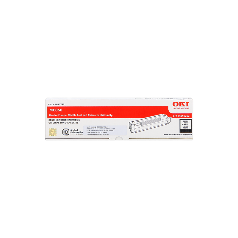 OKI 44059212 Toner Noir Original