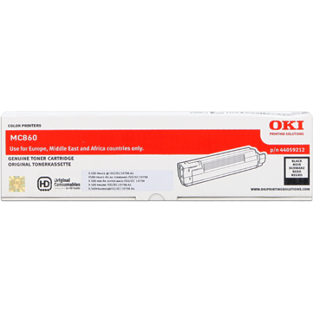 OKI 44059212 Toner Noir Original 