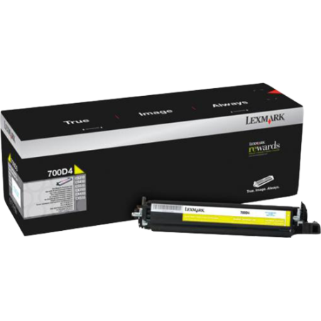 Lexmark 700D4 Unité de Développement Jaune Originale 