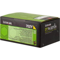 Lexmark 702Y Toner Jaune Original 