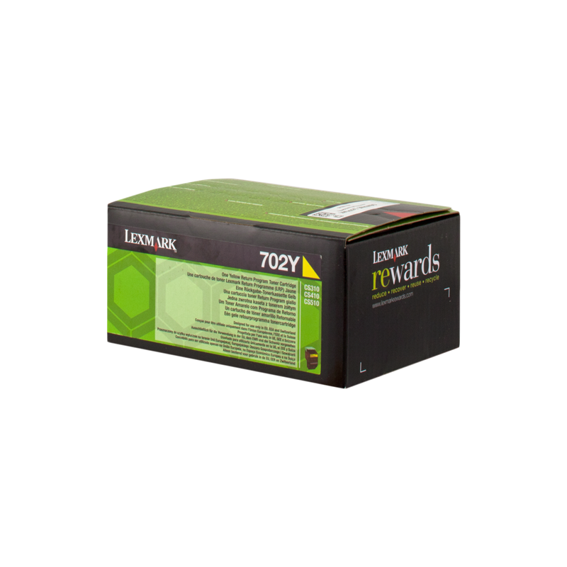 Lexmark 702Y Toner Jaune Original