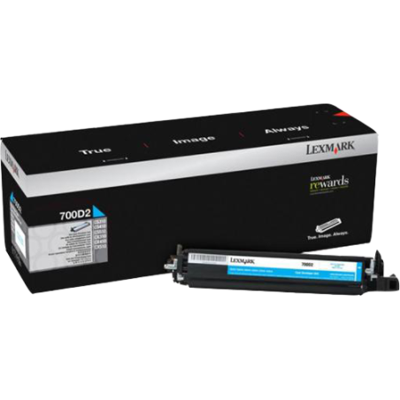 Lexmark 700D2 Unité de Développement Cyan Originale 