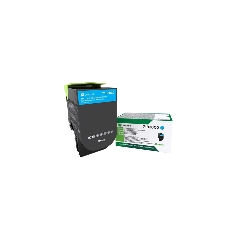 Lexmark 71B20C0 Toner Cyan Original