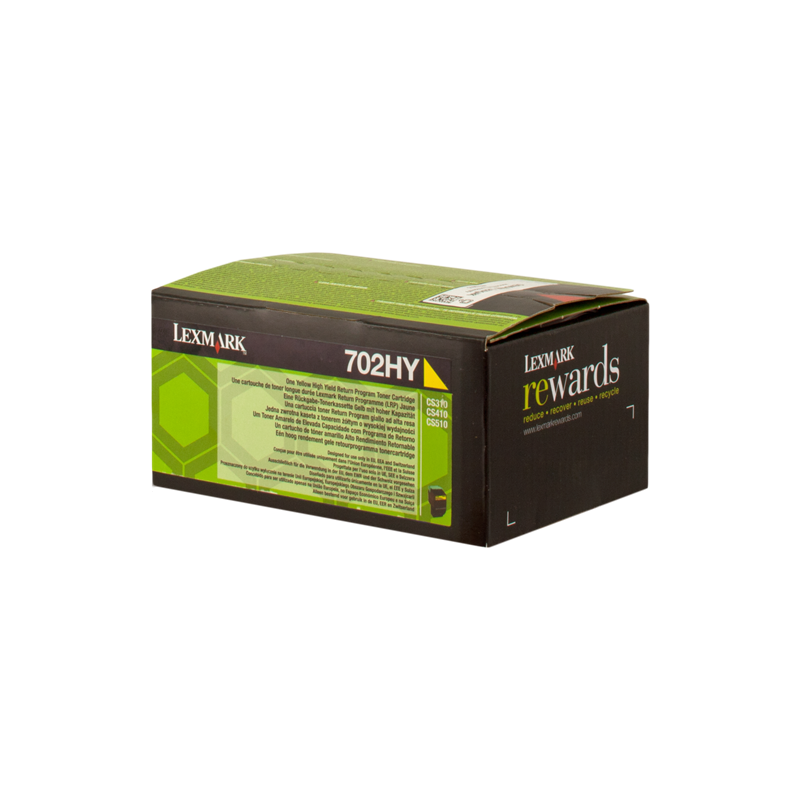 Lexmark 702HY Toner Jaune Original
