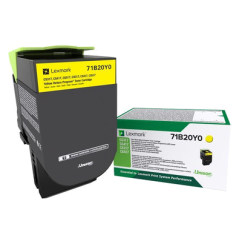 Lexmark 71B20Y0 Toner Jaune Original 