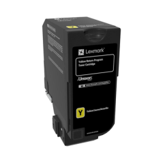 Lexmark 74C20Y0 Toner Jaune Original 