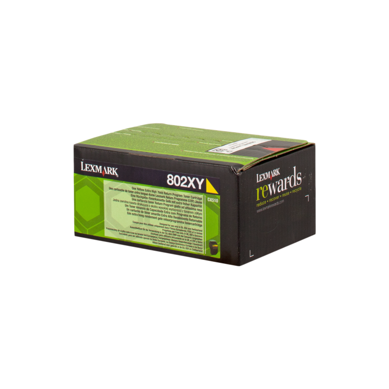 Lexmark 802XY Toner Jaune Original