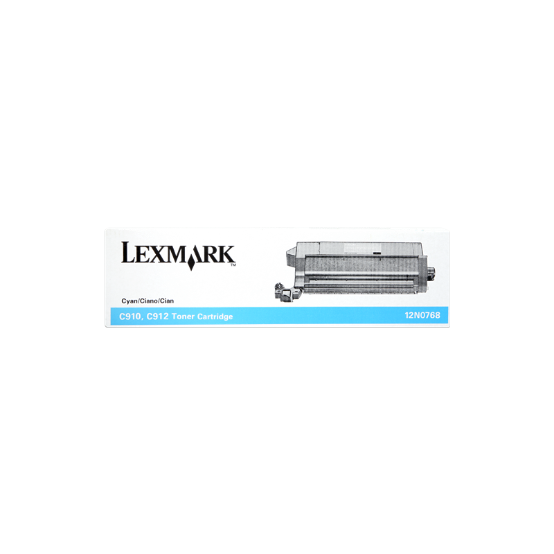 Lexmark 12N0768 Toner Cyan Original