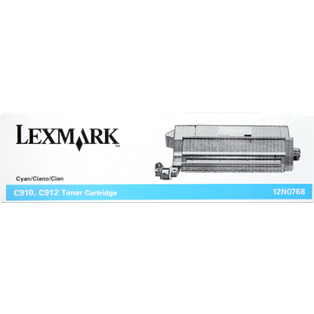 Lexmark 12N0768 Toner Cyan Original 