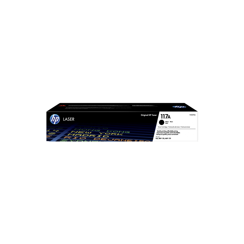 HP 117A Toner Noir Original (W2070A)