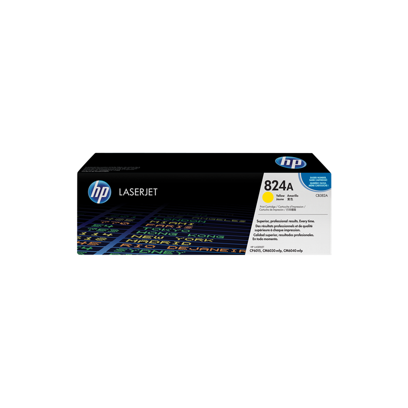HP 824A Toner Jaune Original (CB382A)