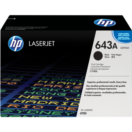 HP 643A Toner Noir Original 