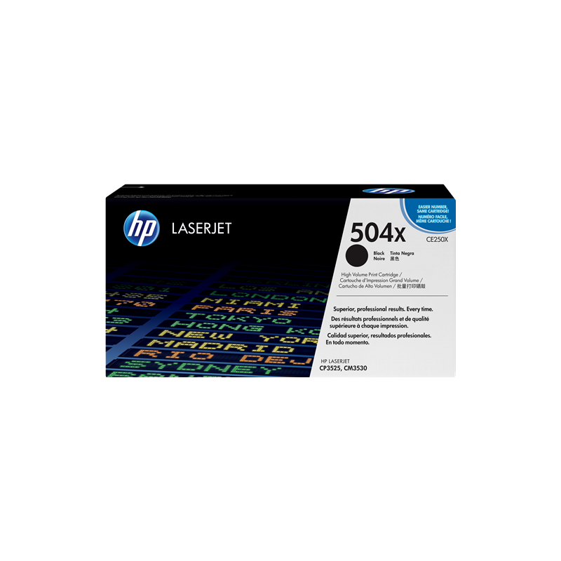 HP 504X Toner Noir Original (CE250X)