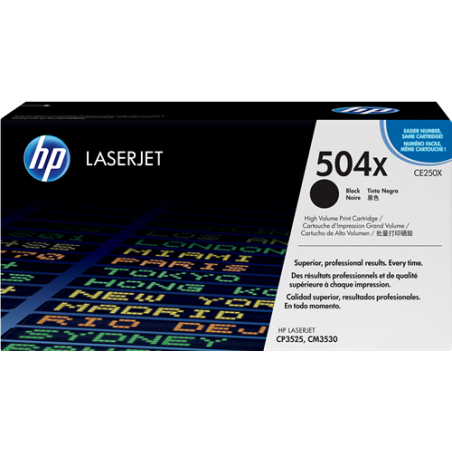 HP 504X Toner Noir Original 