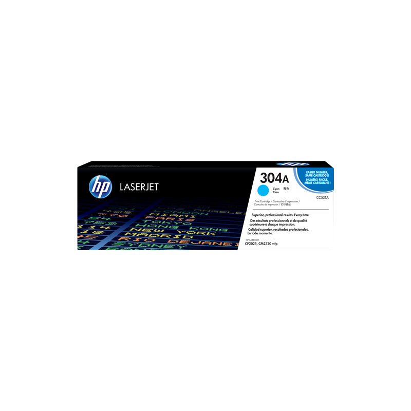 HP 304A Toner Cyan Original (CC531A)