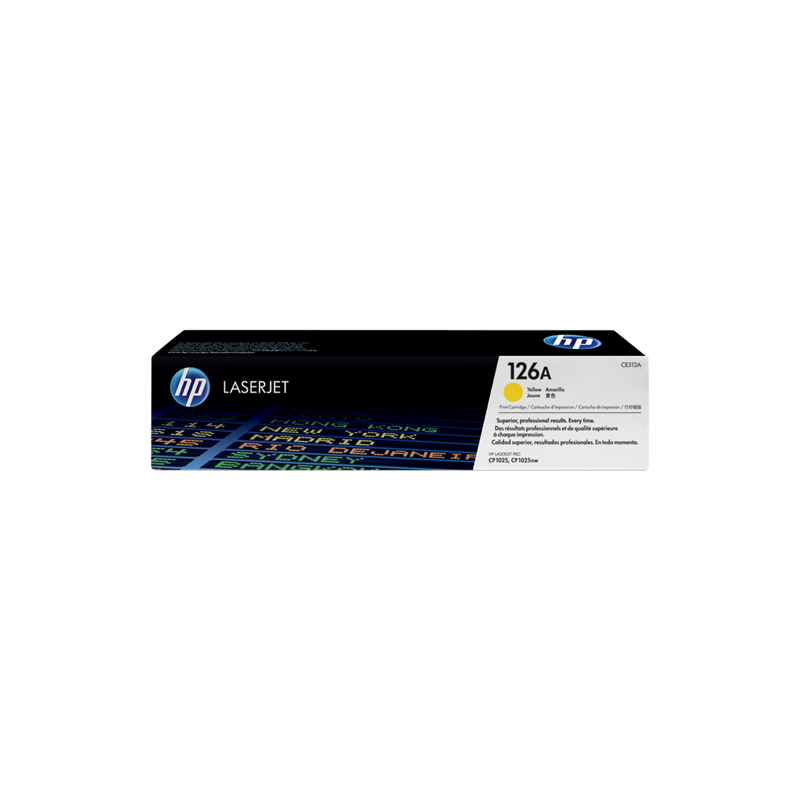HP 126A Toner Jaune Original (CE312A)
