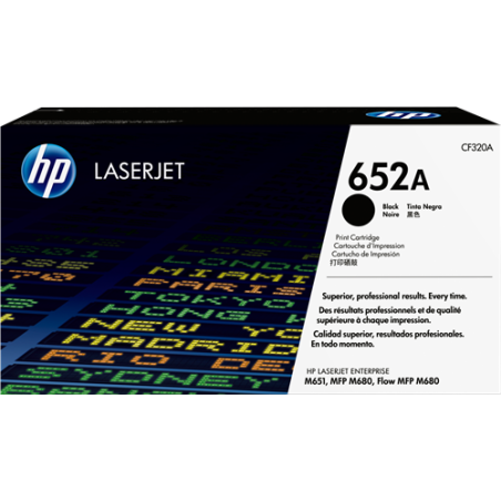 HP 652A Toner Noir Original 