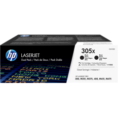 HP 305X Multipack Noir Original 