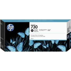 HP 730 Cartouche Noir photo Originale 